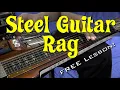 Lagu Steel Guitar Rag - FREE LESSON! - Open D Lap Steel