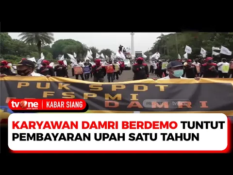 Gelar Aksi Demo, Karyawan Damri Tuntut Pembayaran Upah Selama 1 tahun