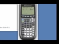 Find RREF using TI Calculator