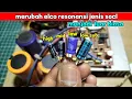 Hasil merubah elco resonansi driver socl mulai dari 1uf sampai 100uf
