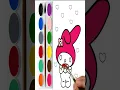 Download Lagu Mewarnai Gambar My melody Hello Kitty Best friend