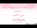 Download Lagu Hifz / Memorize Quran 111 Surah Al-Masad by Qaria Asma Huda with Arabic Text and Transliteration