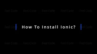 How to install Ionic on Mac