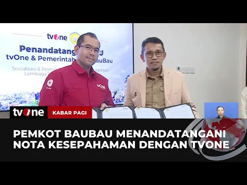 PJ Walikota Baubau Lakukan Kerjasama dengan tvOne