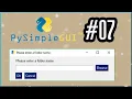 Python PySimpleGUI - window themes Tutorial
