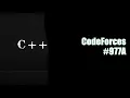 CodeForces 977A - C