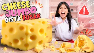 CHEESE SQUISHY JUMBO DISTA RUSAK!! DISTA NANGIS HISTERIS #viralvideo #viralvideos