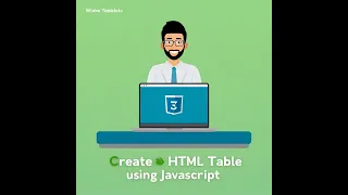 Creating HTML table using Javascript