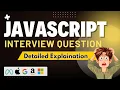 JavaScript Interview Question Primitive Non-Primitive Datatypes