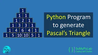 Pascal s Triangle in Python Python Code for Pascal s Triangle Pascal s Triangle SuMyPyLab