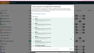 BrightPay Cloud - Uploading your Data