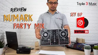 tutorial cara pakai numark party mix di software virtual dj 2021 indonesia