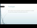 Classes Libraries Packages