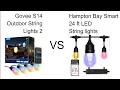 Govee S14 Outdoor String Lights 2 vs Hampton Bay Smart 24 ft LED Steing Lights
