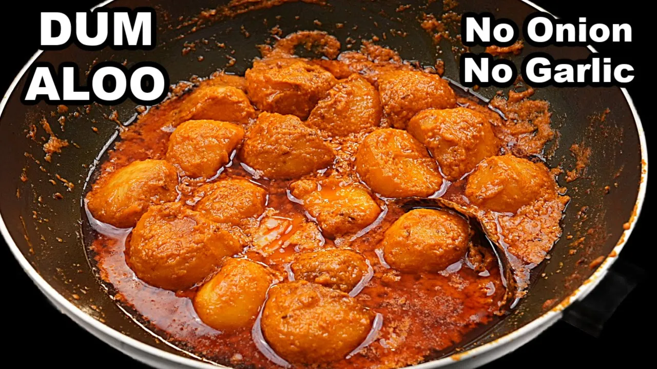 Bengali          Niramish Dum Aloo   Dum Aloo Recipe   KabitasKitchen