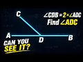Can You Find ADC This Geometry Problem Has a Hidden Trick