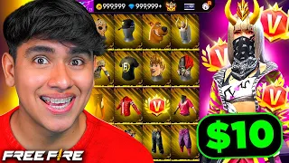 ¡ESTÁ CUENTA COSTO 10 DÓLARES Y TODO ESTO TIENE!!😱 Free Fire
