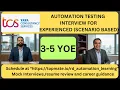 Automation Testing Interview Experience Real-Time QA SDET Interview Preparation 2026