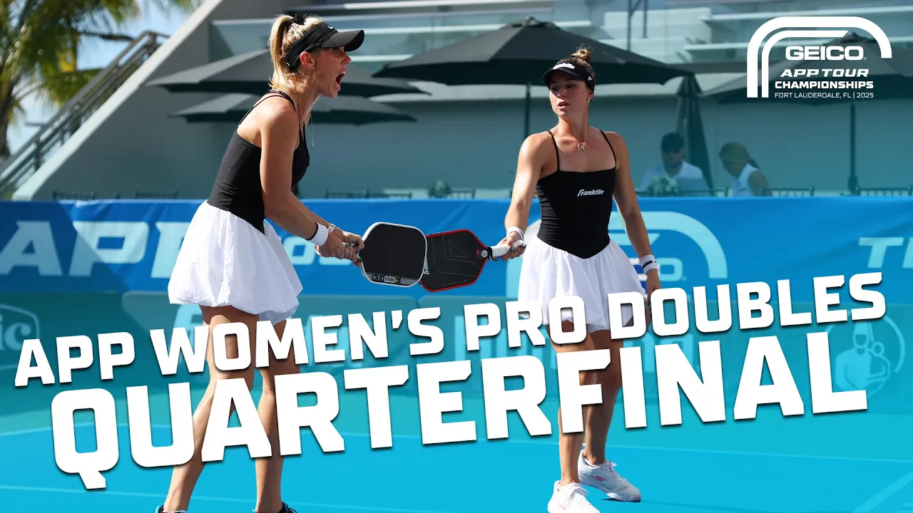 Sofia Sewing & Shelby Bates vs. Susannah Barr & Alexa Schull in Women's Pro Doubles Quarterfinal