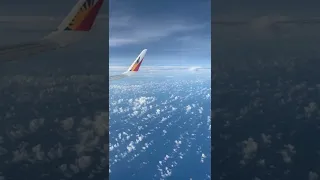 Airplane Passing By In Opposite Direction Shorts Airplaine Viral Sky Skyline Clouds 