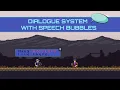 Dialogue system with speech bubbles Construct 3