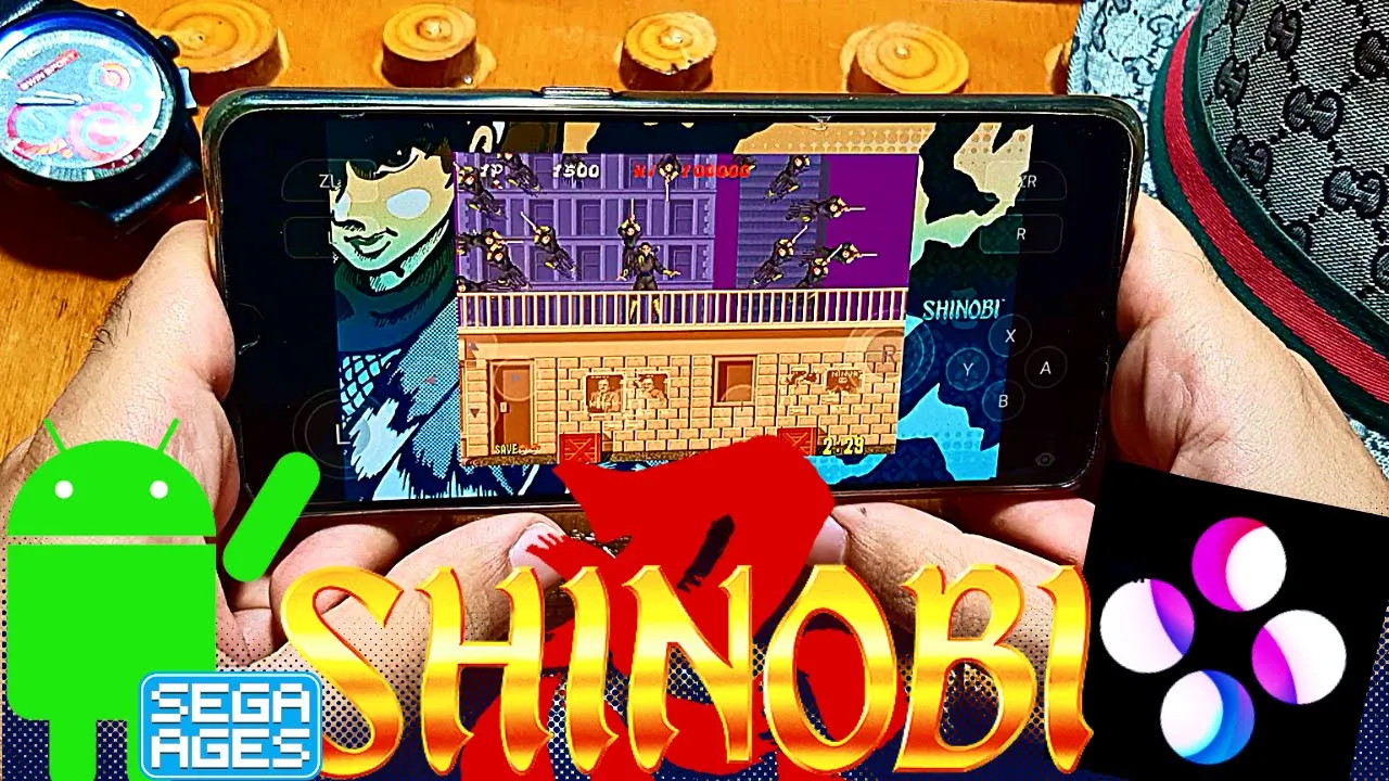 Shinobi Sega Ages Android Gameplay - Skyline Switch Emulator - Skyline Emu 2022