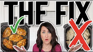 Why Your Air Fryer Chicken is DRY (and how to fix it!)
