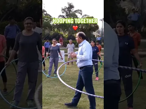 Hula Hooping Together ❤️ Fitness, Fun & Good Vibes! | #Shorts