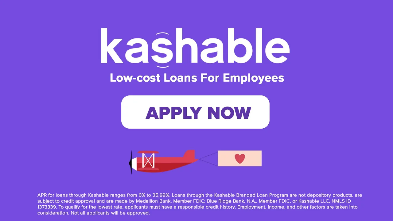 Kashable — Kashable - Low-cost Loans For Employees (YouTube video ad)