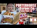 Peanut Butter Jelly Burger High Point Nc Food Vlog Porterhouse Burger Co Nc Food Review 2021