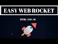 Click Anywhere and Watch a Rocket Fly HTML CSS JavaScript Project