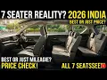 Top 6 Best 7 Seater Cars in India 2026 Best Family SUVs MPVs