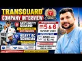 Transguard Company Hiring NOW Security Guard Heavy AC Technician Jobs August 5 6 2026