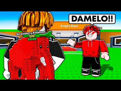 Video Thumbnail: Encontré un YOUTUBER FALSO ESTAFADOR y Robé su BRAINROT OG en Steal a Brainrot