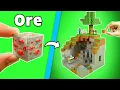I Made A Minecraft CAVE With MAGNETIC Blocks