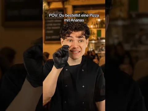 ANANAS AUF EINE PIZZA??? 🍕 #shorts #shortvideo #youtubeshorts #viral #video