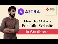 How To Make A Portfolio Website in WordPress Complete WordPress Tutorial