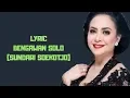 Download Lagu Lyric Bengawan Solo - Sundari Soekotjo
