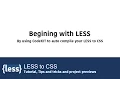 Beginning with LESS by using CodeKIT