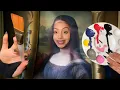 ASMR Mona Lisa paints your face you are my canvas