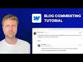 Webflow Blog Commenting In 2 Minutes - Custom Design Guest Member Integration Tutorial