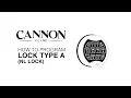 HOW TO PROGRAM LOCK TYPE A NL LOCK