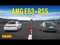 Download Lagu Drag Race: Mercedes-AMG E53 vs Audi RS5 - Hot 4 door, 5 seat, 6 cylinder German cars!| Autocar India
