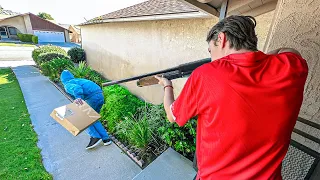 catching package thieves in the act