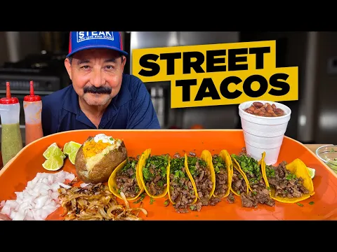 Download MP3 Easy Street Tacos Recipe - Taqueria Style Tacos de Bistec a la Plancha (Super Delicious)