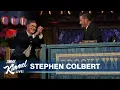 Download Lagu Stephen Colbert on Finding Out His Show Was Canceled \u0026 Jimmy Kimmel Being Taken Off The Air