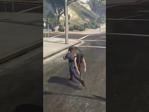 Trolling GTA 5 as Captain America #gta5rp