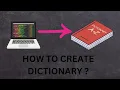 how to write the source code for the create a mini dictionary app