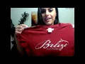 Wendy Fiore tries a red shirt