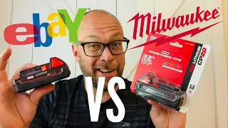 eBay Battery vs Milwaukee Battery - Which is the best value